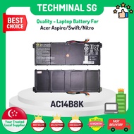 TECHMINAL	- AC14B8K Battery Replacement for Acer CB3-111 CB5-571 CB3-531 CB5-311 C810 C910 V3-371 V3