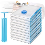 (HOME+) Vacuum Sealer Packing Bag Storage Compression For Clothes-Vacuum Storage Bag Travel