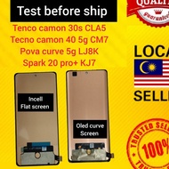 tecnl camon 30s lcd tenco camon 40 5g lcd pova curve 5g lcd spark 20pro plus lcd