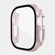 เคส+ฟิล์ม for apple watch Ultra 2 49mm เคส นาฬิกา สมาร์ทวอทช์ ตัวเรือน + กระจก คลุมทั้งหน้าจอ for apple watch Series 9 8 7 41mm 45mm เคส เคสกันรอยหน้าปัดนาฬิกา