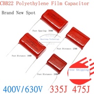 Polyethylene film capacitor CBB22 400V475J 4.7UF 630V475J 400V335J 3.3UF