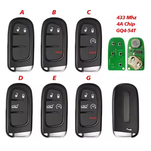 CN086046 Aftermarket Smart Key 433Mhz 4A Chip FCCIID GQ4-54T Remote Car Key For Jeep Cherokee For DO