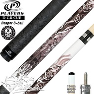 Players D-GR Pool Cue - Grim Reaper 8-ball Billiard Stick Stik Biliar Player Pro Maple Cues