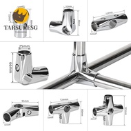 TARSURESG 1Pc Pipe Joint, Furniture Hardware Fixed Clamp Tube Connector, Round Clothes Display Rack 25mm 32mm Stainless Steel Rod Support Pipe