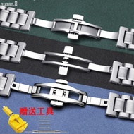 [Quality Assurance] Buckle Butterfly Buckle Steel Band Dedicated Buckle Watch Buckle Tissot T41 Langqin Steel Band Butterfly Buckle Men's Accessories