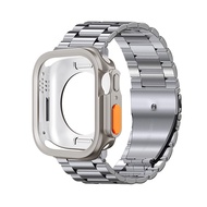 TPU Case+Metal Strap For Apple Watch Ultra Band Series 10 46mm 42mm Strap Stainless steel Bracelet i
