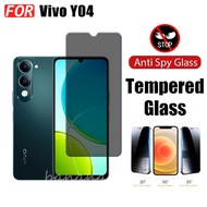 2Pcs Vivo Y04 Tempered Glass forVivo V50 Lite Vivo Y04 Y03 Y03T Y19s Privacy Screen Protector
