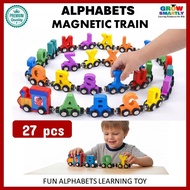 Alphabet magnet train toys set abc toys for kids abc train toys magnetic train boy toys for boy
