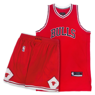 Trang phục quần áo Bóng rổ Delo NBA Chicago Bulls màu Đỏ