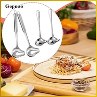 [Gepnoo] 4x Sauce Ladle with Pouring Spout Durability, Easy to Clean, Sturdy Versatile, Premium, Sta
