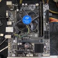 Combo pc h110 + i3 7100 + 8gb ram pre-installed with fan and shield