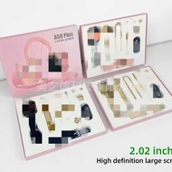 A58plus Smart Watch Inlaid Brick Ladies Watch 8 in 1 Bluetooth Call Watch Heart Rate Sports Pedomete