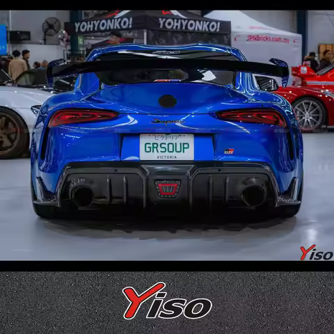 Suitable for new SUPRA GR A90 modified ADR V2 model carbon fiber large tail wing modified tail wing 