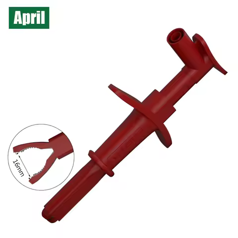 Alligator clip test probe hook Quick Test Professional Insulated 4mm Banana Socket