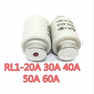 Spiral Fuse RL1-60 Fuse 20A230A340A50A60A Fuse Ceramic Fuse