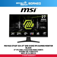 MSI MAG 274QF X24 27" QHD 240Hz IPS Gaming Monitor - Black
