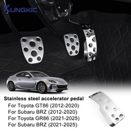 Gas Accelerator Pedal Foot Pedal AT MT Cover For Subaru BRZ Toyota GT86 GR86 2012-2024 2025 LHD RHD 