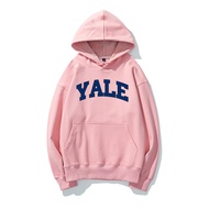 เสื้อสเวตเตอร์มีฮู้ดแบบหลวมๆ สำหรับฤดูใบไม้ผลิและฤดูใบไม้ร่วงของ Yale University สำหรับนักเรียนต่างช