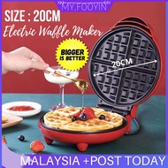 Local MYFOOYIN 20CM  Waffle Maker Machine Electric Non-Stick Waffle Maker Mold Pancake Bakeware Pan 
