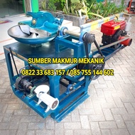 MESIN GILING ADONAN BAKSO GILING DAGING UKURAN D 70CM DIESEL SOLAR