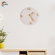 chulisia Dollhouse Miniature Clock Clear 1:12 Scale Dollhouse Wall Clock for Dollhouse