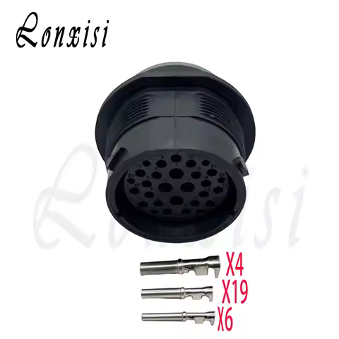 29 Pin TE Female Plug Brand New Car Connector HDP24-24-29SE Black Waterproof Socket