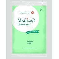 MEDISOFT COTTON BALLS 120S / 120GR (COTTON BALLS - BIGGER & THICKER COTTON BALLS)