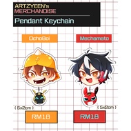 BoBoiBoy Ochobot Mechamato Amato Mechabot Pendant Keychain