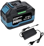 Gcxvyuot Battery 4.0AH 6.0AH Power Tool Lithium battery Compatible with Makita 18v Battery Pins(60AH