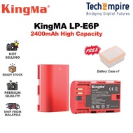 KingMa DSLR Camera Battery LP-E6NH LP-E6 LCD Dual Charger Set for Canon 5D MKIV 5D MKIII EOS R R5 R6