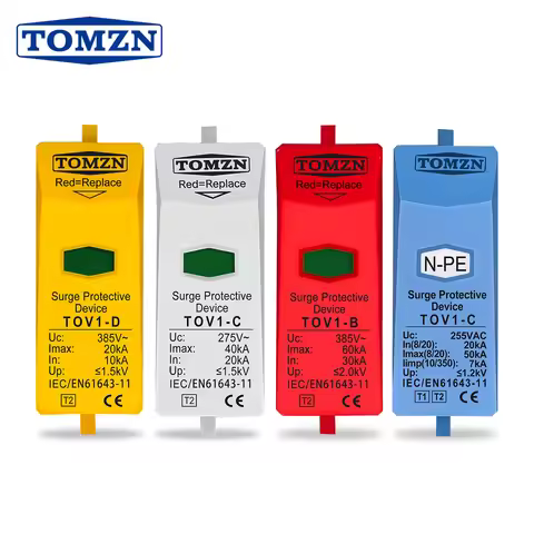 1PCS TOMZN TOV1-B/C/D SPD Replacement Module Cartridge Inserts AC Surge Protective Device 275V 385V 