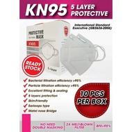 KN95 10 PCS MASK 5 LAYERS PROTECTION KN95 FACE MASK READY STOCK