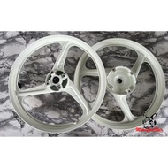 Enkei Sport Rim 3 Batang Putih Honda Vario160 , 3 Batang Putih , Size (Front 1.4, Rear 1.6)