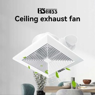BSBOSS 6/8/10/12/14 inch Ceiling Silent Exhaust Fan Toilet Kitchen Bedroom Efficient Ventilation kip