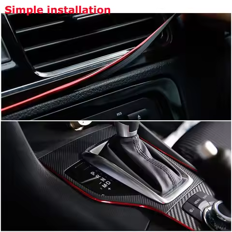 Car Interior Moulding Trim Strip 5M Decoration Accessory For Audi A1 8X A3 8V 8Y A4 B8 B9 A5 8T A6 C