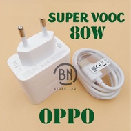 80W Charger By Oppo Super Vooc Original 100% 80 Watt Charger