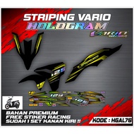 Honda Vario 125 Hologram Motorcycle Striping Stickers (HGAL76) Semifull Hologram Variation Stickers