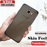 For Samsung Galaxy C9 Pro 6.0 inch SM-C9000 C900F C9008 C900Y Silky Smooth Soft Smoky Black Transluc