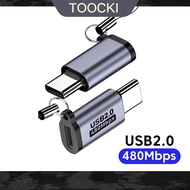 Toocki USB C To Lightning adapter for iPhone 15 Fast charging Data Transfer type c to usb Adapter for IOS to Micro usb Android