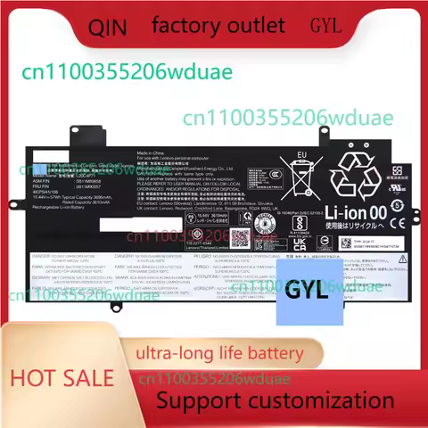 For Lenovo ThinkPad X1 Yoga 6th Gen/7th Gen/8th Gen Laptop battery L20C4P71 L20D4P71 L20M4P71 Type 2