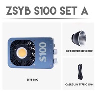 Zsyb S100 มาใหม่ ไฟพกพาง่าย ไฟวิดีโอแบบถือ 100W ปรับสีได้ 2700-6500k Sport Light ไฟ LED สำหรับถ่ายภา