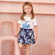 PIMNATTA Dana T-Shirt Set (Limited Fabric) ชุดเซ็ตเด็กผู้หญิง (อายุ 1-6 ขวบ) เสื้อยืด Cotton 100% แล