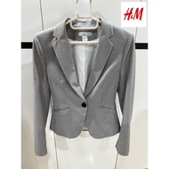 H&M Suit 🩶Gray/ EUR 34 (Chest 33 Waist 28 Length 22 Arm 12 Inches)/No Flaws/Release