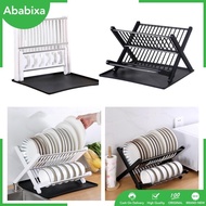 [Ababixa] Dish Drying Rack Foldable Dish Drainer for Restaurant Room