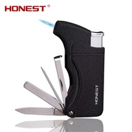 【Must-have】 Honest Butane Jet With Tool Rod Men Compact Butane Kitchen Accessories Cigar No Gas