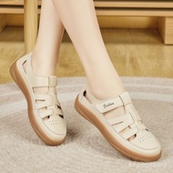 Loafers Clog Shoes Leather Shoes Women's Breathable Summer