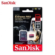 SanDisk Extreme Pro UHS-I 128GB 高速記憶卡 microSD A2 U3 V30 200MB/s（SD-SQXCD-128G）