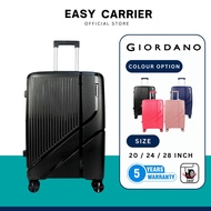 GIORDANO PP UNBREAKABLE POLYPROPYLENE EXPANDABLE LUGGAGE 4 WHEEL TSA LOCK TROLLEY BAG  ANTI THEFT ZI