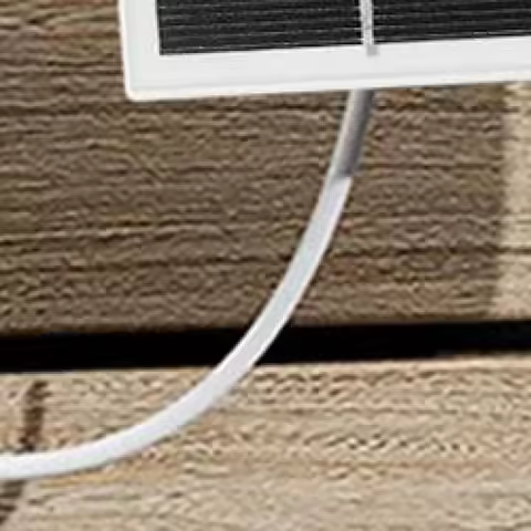 Solar Panel Charger Wall Mount Solar Charger Solar Charging Panel for Arlo Pro 4/ Pro 3/Ultra/Ultra 