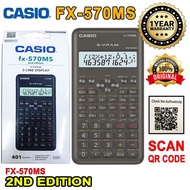 100% Original Casio Scientific Calculator FX-570MS fx-570MS Original 2nd edition .